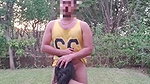 Beautiful bhabhi fucking outside of the house in Doggy style