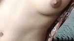 Beautiful girl showing her boob  pussy
