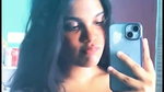 Beautiful girl showing her boob