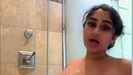 Beautiful Mumbai girl taking shower  showing