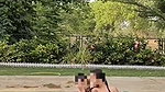 Bhabhi boob suck by lover in swimming pool