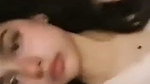 Hot girlfriend show her sweet boob