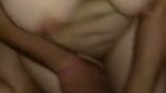 Husband boob pressing  showing
