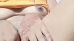 Kirit showing her pink pussy  finger