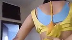 Sexy bhabhi with white saree showing her beauty