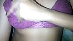 Taanu showing her pink bra  boob
