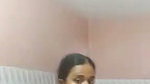 Tamil wife showing  bathing