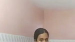 Tamil wife showing  bathing