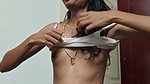 Cuck Husband Captures His Slim Tamil Wife’s Anniversary Blowjob & Nude Body