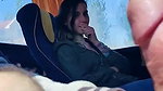 Beautiful girl giving bj to stranger in Public Transport
