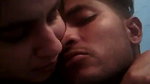 Couple romance and smooching