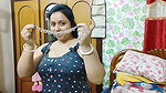 Sumi boob show Anklets payeland toe rings design