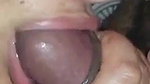 Desi Bhabhi giving nice deep Blowjob