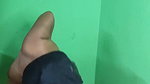 Hot Sneha yoga in red leggings and black bra