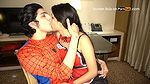 Spiderman long kissing closeup – hot kissing compilation