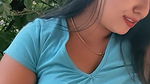 Cute malayali chubby girl huge breasts in blue tshirt