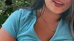Cute malayali chubby girl huge breasts in blue tshirt