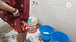 Hot aunty cloths washing vlog Bedsheet washing vlog