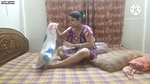 TanimaDailylifestyle -Indian housewife night time bed cleaning_bed arranging vlog