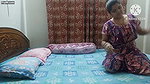 TanimaDailylifestyle -Indian housewife night time bed cleaning_bed arranging vlog