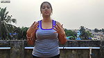 Rupa boob show 5 simple Exercises To Lose Weight At Home Ep- 2