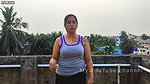 Rupa boob show 5 simple Exercises To Lose Weight At Home Ep- 2