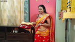 Aunty showing navel How to change window curtain