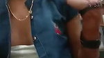 Gf cover face during handjob