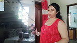 Sumi showing melons when cutting Watermelon vlog