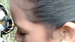 Desi girl oral sex outdoor
