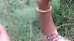 Desi girl oral sex outdoor