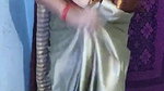 Tamil Aunty Silk Saree Draping