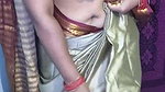 Tamil Aunty Silk Saree Draping