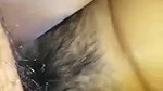 Dense hairy pussy fucked hard on cam