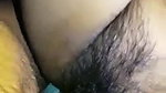 Dense hairy pussy fucked hard on cam