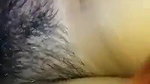 Dense hairy pussy fucked hard on cam