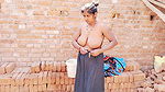 Indian hot and sexy aunty changing her cloth sadi and blouse , fingering her cremie pussy after after bathing