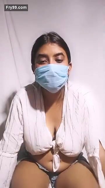Priya Braless Tango Live (Nipples slip)