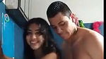 Teen couple standing sex in bathroom