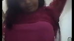 Desi Teen squeezing her own boobs