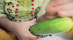Bengali Housewife Hardcore Pussy Fingering with Cucumber.