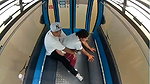 security cameras catches dumb girlfriend sexing in aerial cable car