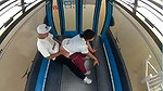 security cameras catches dumb girlfriend sexing in aerial cable car