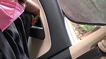 Inside car desi aunty 2clips Marged
