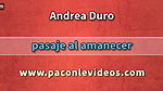 Andrea Duro – pasaje al amanecer