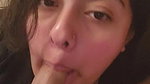 CUTE  CHUBBY GF GIVING  BLOWJOB
