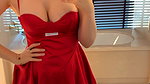 GIORGIA ANDRIANI BOLD BANG DESERVING BABE IN SEXY DRESS UUFFF 24