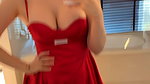 GIORGIA ANDRIANI BOLD BANG DESERVING BABE IN SEXY DRESS UUFFF 24