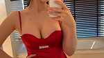 GIORGIA ANDRIANI BOLD BANG DESERVING BABE IN SEXY DRESS UUFFF 24