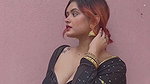 chubby bengali lay big breast and navel in black saree 22